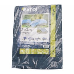 PE vodotesná plachta stredne hrubá 100g/m2, 2x7m, PE EXTOL CRAFT PE vodotesná plachta stredne hrubá 100g/m2, 2x7m, PE EXTOL CRAFT
