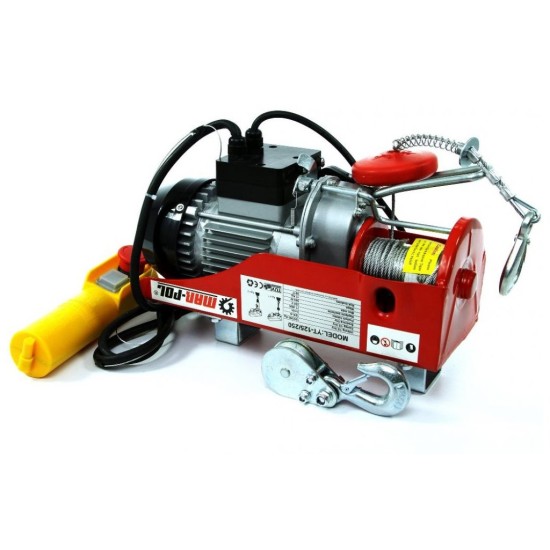 Elektrický lanový navijak 125/250 230V MAR-POL