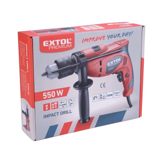 Príklepová vŕtačka, 500W EXTOL PREMIUM (8890014)