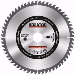 KRT020423 - Pílový kotúč na drevo 216mm, 48T KREATOR