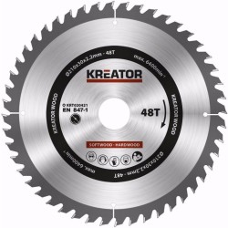 KRT020421 - Pílový kotúč na drevo 210mm, 48T KREATOR KRT020421 - Pílový kotúč na drevo 210mm, 48T KREATOR
