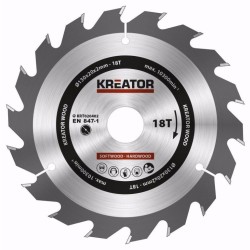 KRT020402 - Pílový kotúč na drevo 130mm, 18T KREATOR KRT020402 - Pílový kotúč na drevo 130mm, 18T KREATOR