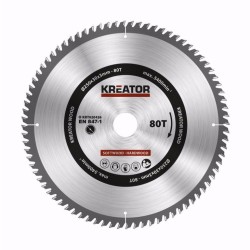 KRT020426 - Pílový kotúč na drevo 250mm, 80T KREATOR KRT020426 - Pílový kotúč na drevo 250mm, 80T KREATOR