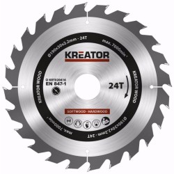 KRT020416 - Pílový kotúč na drevo 190mm, 24T KREATOR