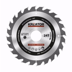 KRT020408 - Pílový kotúč na drevo 160mm, 24T KREATOR KRT020408 - Pílový kotúč na drevo 160mm, 24T KREATOR