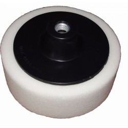 Leštiaci kotúč pena biela 150mm, hrúbka 50mm, s nosným závitom M14 MAR-POL Leštiaci kotúč pena biela 150mm, hrúbka 50mm, s nosným závitom M14 MAR-POL