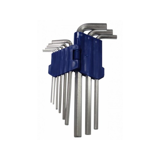 Imbusové kľúče naklonené 1,5 -10 mm dĺžka 77-168 mm MAR-POL