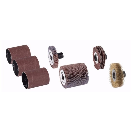 KRT270501 Brúsna súprava pre brúsky na valce 7ks KREATOR KRT270501 Brúsna súprava pre brúsky na valce 7ks KREATOR