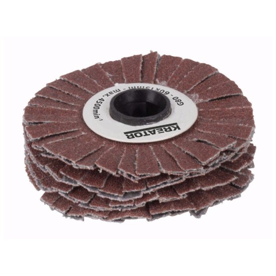 KRT270301 Flexibilný brúsny kotúč 15mm G80 KREATOR