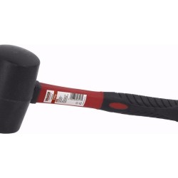 Gumová palice 700 g černá s laminátovou násadou - KREATOR Gumová palice 700 g černá s laminátovou násadou - KREATOR