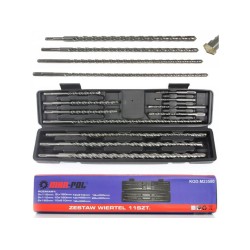 Súprava vrtákov SDS Plus 11 kusov S4 MAR-POL