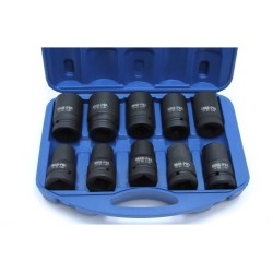 Nástrčná hlava, nárazová 1", sada 10ks, 17-41mm MAR-POL Nástrčná hlava, nárazová 1", sada 10ks, 17-41mm MAR-POL