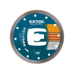 Diamantový rezací kotúč, turbo Thin Cut, rezanie za sucha a za mokra, 150x22,2mm EXTOL INDUSTRIAL