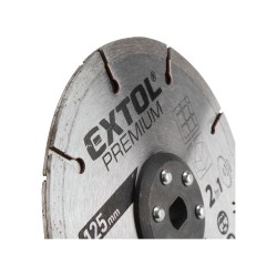 Rezný kotúč, diamant, 125x20mm EXTOL PREMIUM Rezný kotúč, diamant, 125x20mm EXTOL PREMIUM