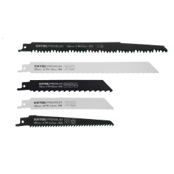 Pílové listy do chvostovej píly - mix listov, sada 5 ks, HCS, BIM EXTOL PREMIUM
