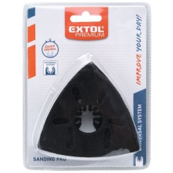 Držiak brúsneho kotúča delta, 90 mm, suchý zips, EVA EXTOL PREMIUM Držiak brúsneho kotúča delta, 90 mm, suchý zips, EVA EXTOL PREMIUM