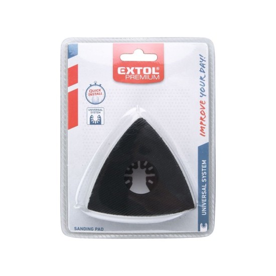 Držiak brúsneho kotúča Delta, 80 mm, suchý zips, EVA EXTOL PREMIUM Držiak brúsneho kotúča Delta, 80 mm, suchý zips, EVA EXTOL PREMIUM
