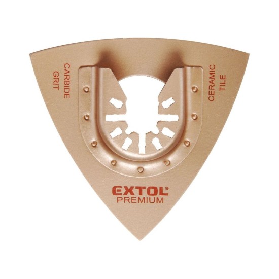 Trojuholníková rašple, 78 mm, karbid, karbid EXTOL PREMIUM