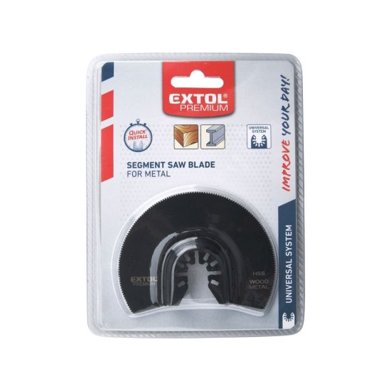 Segmentový pílový kotúč na kov, 88mm, HSS EXTOL PREMIUM