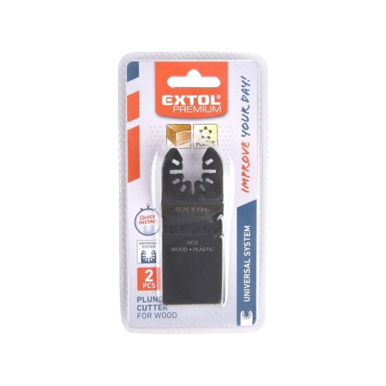 Pílové kotúče ponorné do dreva 2ks, 34mm, HCS EXTOL PREMIUM