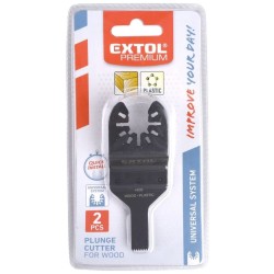 Ponorné pílové kotúče na drevo 2ks, 10mm, HCS EXTOL PREMIUM Ponorné pílové kotúče na drevo 2ks, 10mm, HCS EXTOL PREMIUM