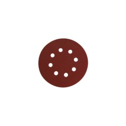 Brúsenie papiera vysekávané, suchý zips, balenie. 10ks, 8 otvorov, Ø125mm, P240 EXTOL PREMIUM