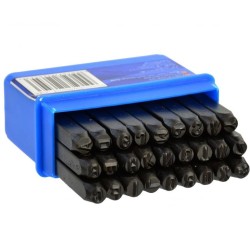 Listové pečiatky, 4 mm, 27 písmen, GEKO Listové pečiatky, 4 mm, 27 písmen, GEKO