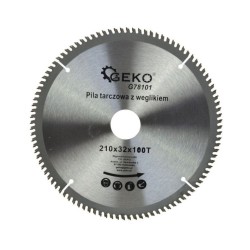 Rezací kotúč na hliník, 210x32 mm 100T, GEKO Rezací kotúč na hliník, 210x32 mm 100T, GEKO