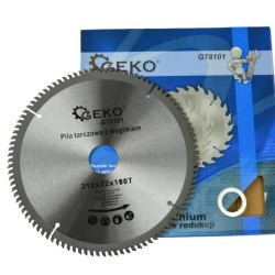 Rezací kotúč na hliník, 210x32 mm 100T, GEKO Rezací kotúč na hliník, 210x32 mm 100T, GEKO