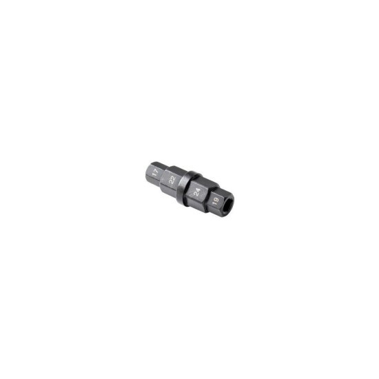 Zásuvný kľúč na nápravy kolies motocykla 17, 19, 22, 24 mm GEKO Zásuvný kľúč na nápravy kolies motocykla 17, 19, 22, 24 mm GEKO