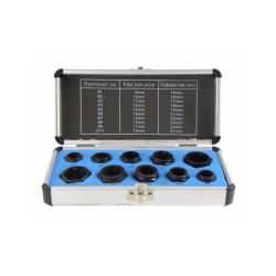 Sada na vyťahovanie odizolovaných skrutiek, 10ks GEKO Sada na vyťahovanie odizolovaných skrutiek, 10ks GEKO