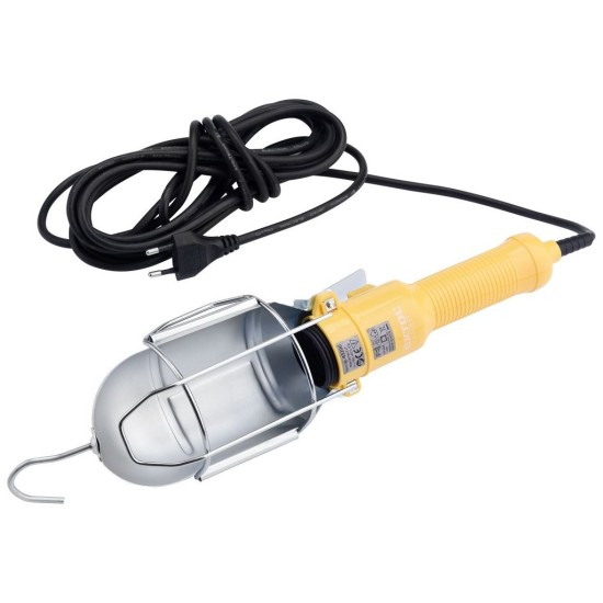 Závesné svietidlo so svorkou, 230V, 5m kábel, E27 EXTOL LIGHT