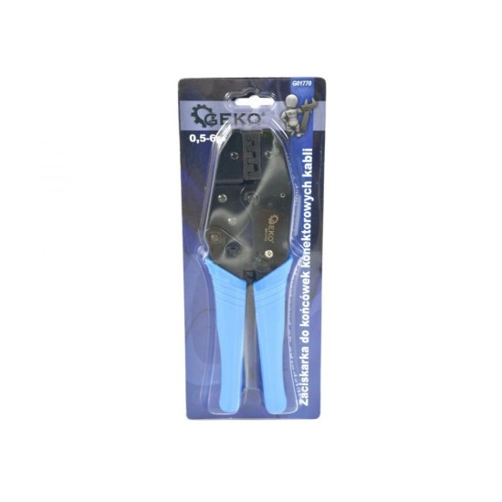 Krimpovacie kliešte na konektory 0,5-6mm GEKO Krimpovacie kliešte na konektory 0,5-6mm GEKO