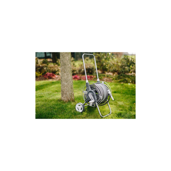 Mobilný vozík s hadicou 1/2", 50m WL-W2B50 BIELA STRIEBORNÁ PLUS Mobilný vozík s hadicou 1/2", 50m WL-W2B50 BIELA STRIEBORNÁ PLUS
