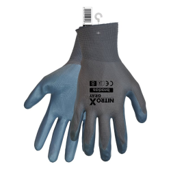 Ochranné rukavice, nitril, 10" NITROX GREY Ochranné rukavice, nitril, 10" NITROX GREY