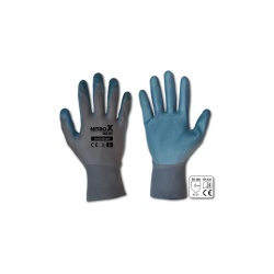 Ochranné rukavice, nitril, 10" NITROX GREY Ochranné rukavice, nitril, 10" NITROX GREY