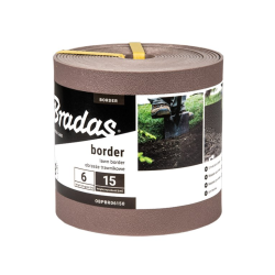 Lemovanie kvetinového záhonu, hnedé 6m x 15cm BORDER