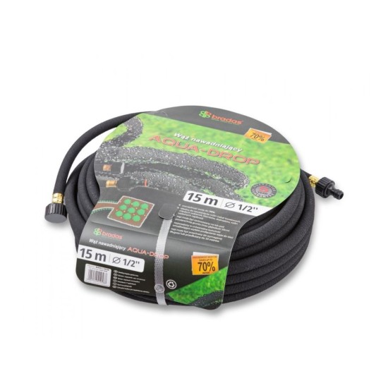 Záhradná zavlažovacia odkvapkávacia hadica 15m 1/2" AQUA-DROP