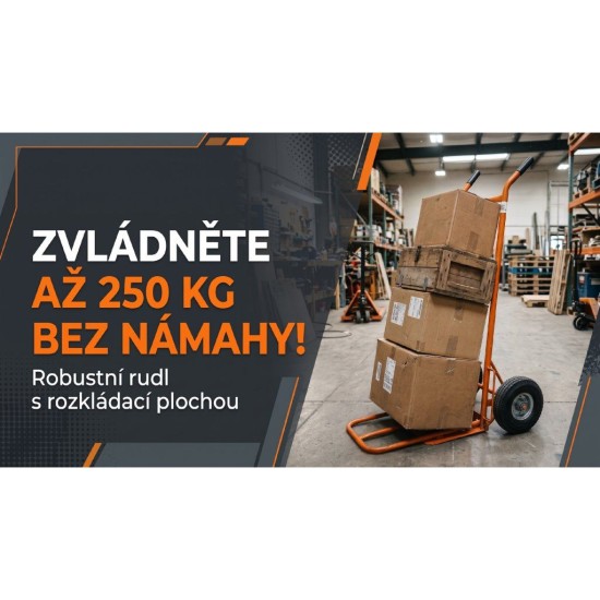 Prepravný vozík - vozík 250kg GEKO Prepravný vozík - vozík 250kg GEKO