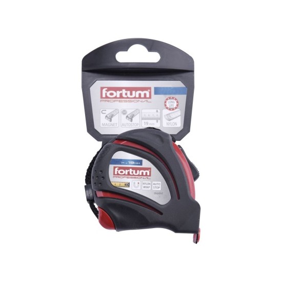 Výsuvný meter 5m, 19mm FORTUM