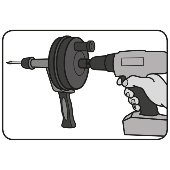 Preťahovacie bubnové pero na čistenie odpadu 6m EXTOL CRAFT