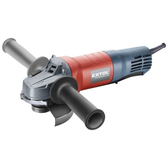Uhlová brúska s lopatkovým spínačom, 125mm, 900W EXTOL PREMIUM