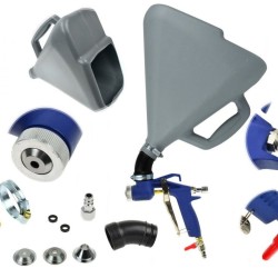 Pištoľ na pneumatiky na omietky a farby 7,5l GEKO