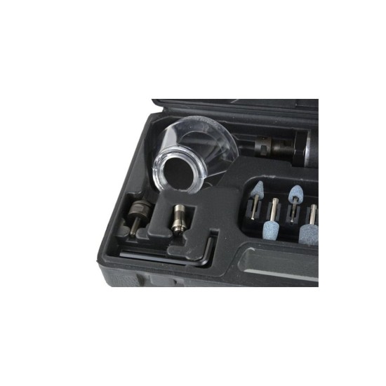 Pneumatická rovná brúska s príslušenstvom 21ks GEKO