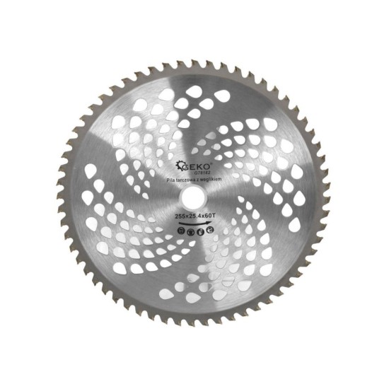 Kotúč WIDIA 255x25,4 mm, 60T, GEKO Kotúč WIDIA 255x25,4 mm, 60T, GEKO