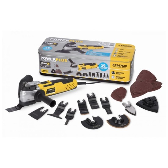 POWX1347MC Multifunkční stroj / oscilační bruska 300W POWERPLUS POWX1347MC Multifunkční stroj / oscilační bruska 300W POWERPLUS