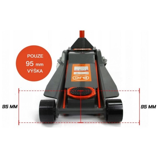 Mobilný hydraulický zdvihák nízkoprofilový 4t BJC