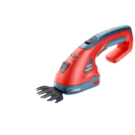 Akumulátor nožníc na trávu a živý plot s teleskopickou rukoväťou 7,2 V Li-ion, 1500 mAh EXTOL PREMIUM