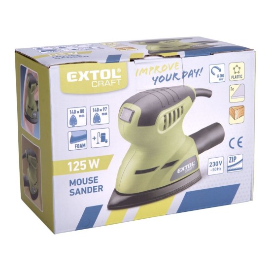 Vibračná brúska, delta, 125W EXTOL CRAFT