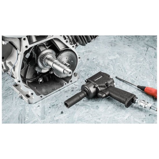 Rázový uťahovák, 1/2", pneumatika, 610Nm, MINI FORTUM